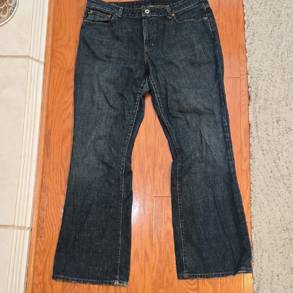 Ralph Lauren Classic Low Rise (Kelly) Blue Women's Jeans
